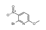 2-溴-6-甲氧基-3-硝基吡啶分子式结构图