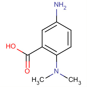 5-氨基-2-(二甲基氨基)苯甲酸分子式结构图