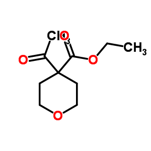 乙基4-乙酰基四氢-2H-吡喃-4-羧酸乙酯分子式结构图