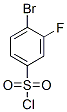 4-溴-3-氟苯磺酰氯分子式结构图