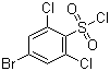 4-溴-2,6-二氯苯磺酰基氯分子式结构图