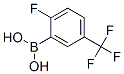 2-氟-5-(三氟甲基)苯硼酸分子式结构图