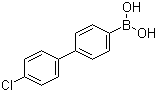 4'-氯联苯-4-硼酸分子式结构图