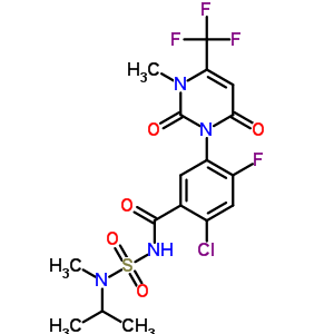 苯嘧磺草胺分子式结构图