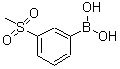 3-甲磺酰基苯硼酸分子式结构图