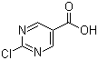 2-氯嘧啶-5-羧酸分子式结构图