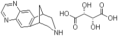 酒石酸伐仑克林分子式结构图