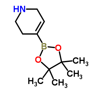 1,2,3,6-四氢吡啶-4-硼酸频哪醇酯分子式结构图