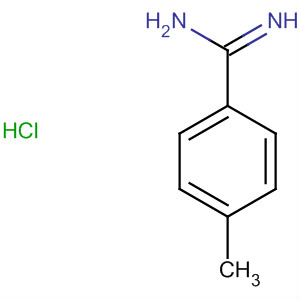 4-甲基苯甲脒盐酸盐分子式结构图
