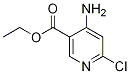 4-氨基-6-氯烟酸乙酯分子式结构图