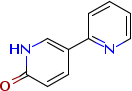 5-(2-吡啶基)-1,2-二氢吡啶-2-酮分子式结构图