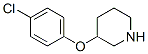 3-(4-氯苯氧基)哌啶分子式结构图