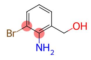 2-氨基-3-溴苯甲醇分子式结构图