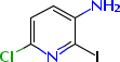 2-碘-3-氨基-6-氯吡啶分子式结构图