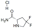 4,4-二氟-L-脯氨酰胺盐酸盐分子式结构图