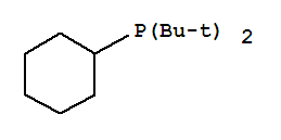 环己基二叔丁基膦分子式结构图