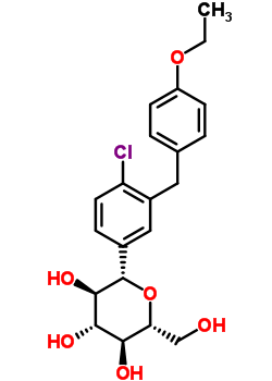 达格列嗪分子式结构图