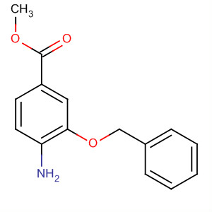 3-苄氧基-4-氨基苯甲酸甲酯分子式结构图