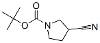 3-氰吡咯烷-1-羧酸叔丁酯分子式结构图