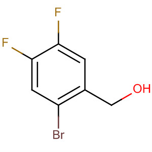 2-溴-4,5-二氟苄醇分子式结构图