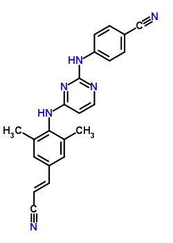 利匹韦林分子式结构图