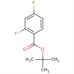 2,4-二氟苯甲酸叔丁酯分子式结构图