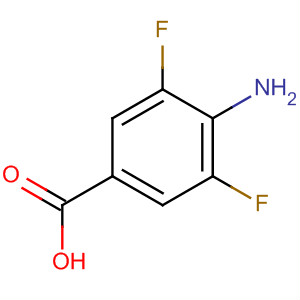 4-氨基-3,5-二氟苯甲酸分子式结构图