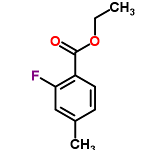 2-氟-4-甲基苯甲酸乙酯分子式结构图