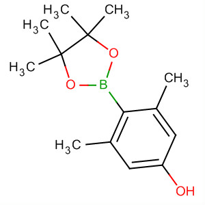 2,6-二甲基-4-羟基苯硼酸频哪醇酯分子式结构图