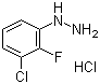 3-氯-2-氟苯肼盐酸盐分子式结构图