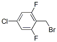 4-氯-2,6-二氟溴苄分子式结构图