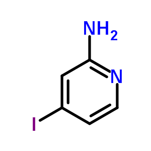 4-碘吡啶-2-胺分子式结构图