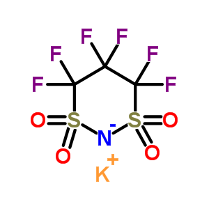 1,1,2,2,3,3-六氟丙烷-1,3-二磺酰亚胺钾分子式结构图