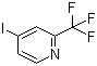 4-碘-2-(三氟甲基)吡啶分子式结构图