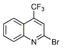 2-溴-4-三氟甲基喹碄分子式结构图