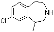 氯卡色林 A分子式结构图