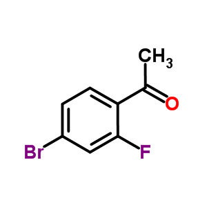 4'-溴-2'-氟苯乙酮分子式结构图