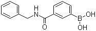 3-苄氨羰基苯硼酸分子式结构图