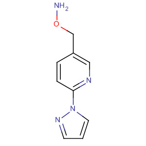 5-(氨氧乙基)-2-(1H-吡唑基)-吡啶分子式结构图