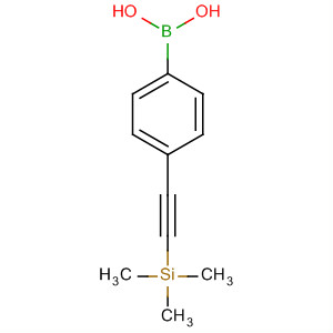 (4-[(三甲基硅基)乙炔基]苯基)硼酸分子式结构图