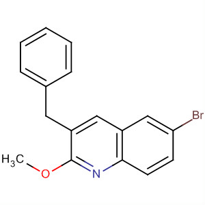 3-苄基-6-溴-2-甲氧基喹啉分子式结构图