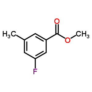 3-氟-5-甲基苯甲酸甲酯分子式结构图