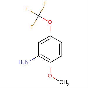 2-甲氧基-5-三氟甲氧基苯胺分子式结构图