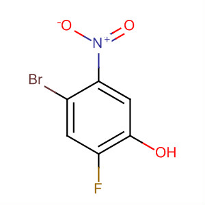 4-溴-2-氟-5-硝基苯酚分子式结构图