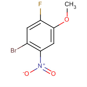 4-溴-2-氟-5-硝基苯甲醚分子式结构图