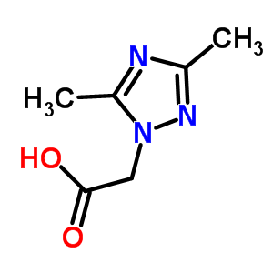 (3,5-二甲基-[1,2,4]噻唑-1-基)-乙酸分子式结构图