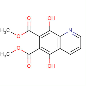 5,8-二羟基喹啉-6,7-二甲酸甲酯分子式结构图