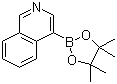 4-异喹啉硼酸频哪醇酯分子式结构图