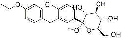 达格列净中间体Ⅲ分子式结构图
