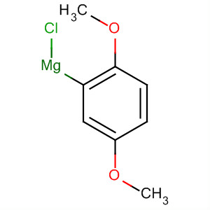 2,5-二甲氧基苯基氯化镁分子式结构图